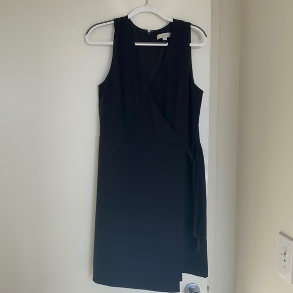 LOFT Dresses & Skirts - Loft - size 14 tie waist black dress